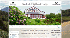 Desktop Screenshot of gairlochhighlandlodge.com